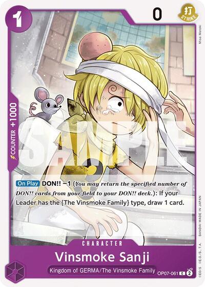 Vinsmoke Sanji - (OP07-061) - 500 Years in the Future - (Common)