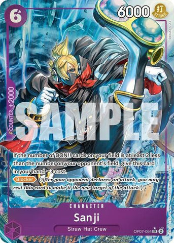 Sanji (Parallel) - (OP07-064) - 500 Years in the Future - (Super Rare)