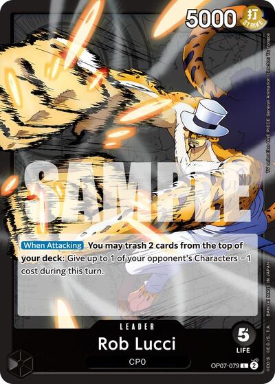 Rob Lucci - (OP07-079) - 500 Years in the Future - (Leader)