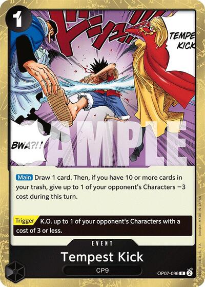 Tempest Kick - (OP07-096) - 500 Years in the Future - (Rare)