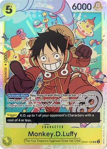 Monkey.D.Luffy - (OP07-109) - 500 Years in the Future - (Super Rare)