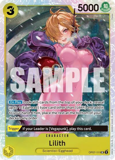 Lilith - (OP07-111) - 500 Years in the Future - (Super Rare)