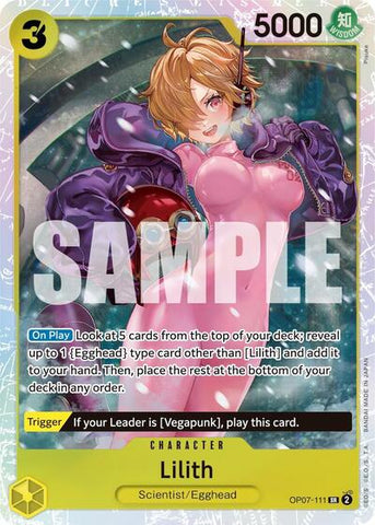 Lilith - (OP07-111) - 500 Years in the Future - (Super Rare)