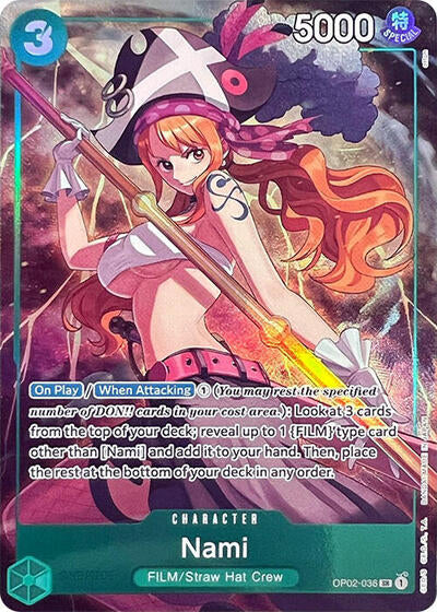 Nami (Premium Card Collection -Best Selection Vol. 1-) - (OP02-036) - One Piece Promotion Cards - (Super Rare)