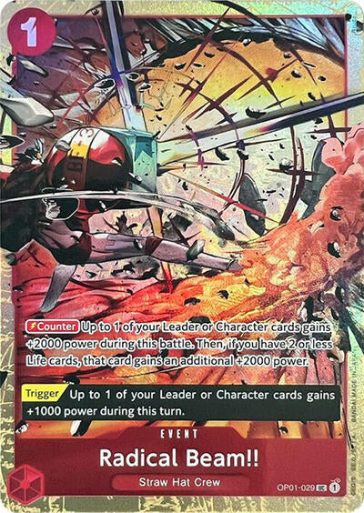 Radical Beam!! (Premium Card Collection -Best Selection Vol. 1-) - (OP01-029) - One Piece Promotion Cards - (Uncommon)