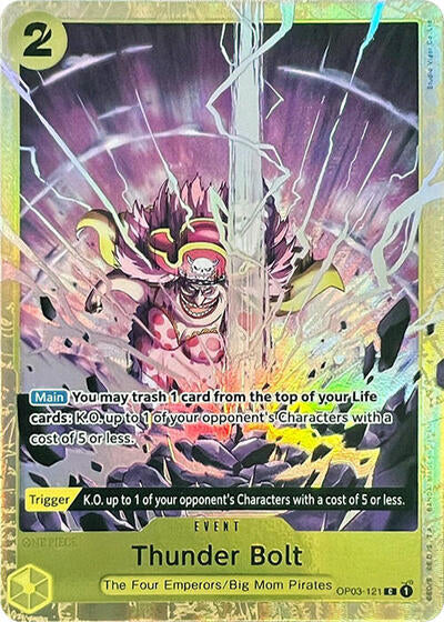 Thunder Bolt (Premium Card Collection -Best Selection Vol. 1-) - (OP03-121) - One Piece Promotion Cards - (Common)