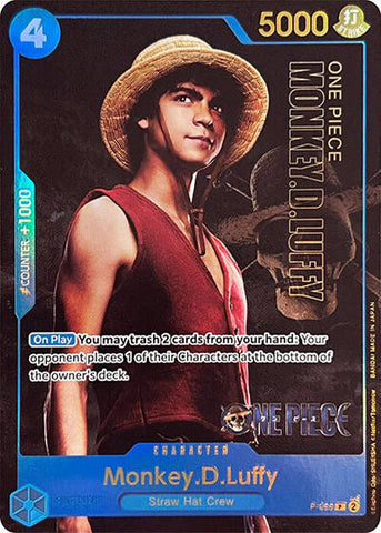 Monkey.D.Luffy (Premium Card Collection -Live Action Edition-) - (P-055) - One Piece Promotion Cards - (Promo)