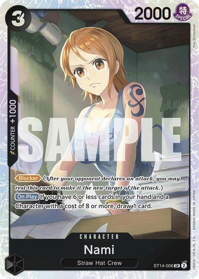 Nami - (ST14-006) - Starter Deck 14: 3D2Y - (Super Rare)