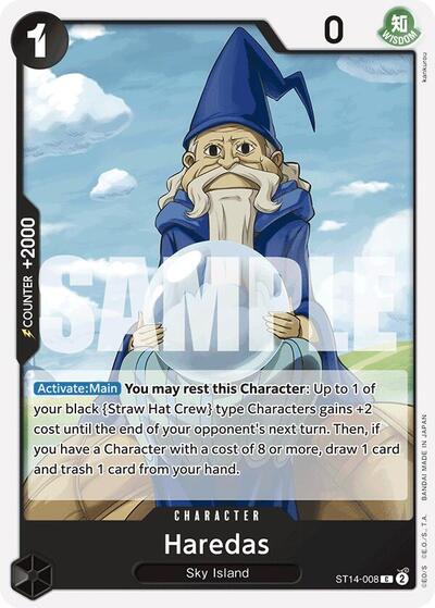 Haredas - (ST14-008) - Starter Deck 14: 3D2Y - (Common)