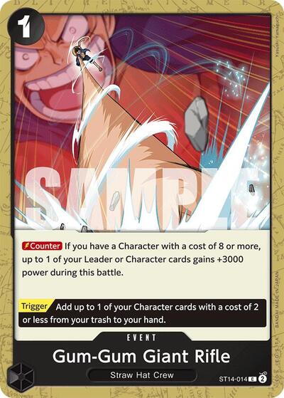 Gum-Gum Giant Rifle - (ST14-014) - Starter Deck 14: 3D2Y - (Common)