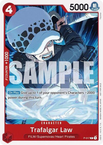 Trafalgar Law (Tournament Pack Vol. 7) - (P-017) - One Piece Promotion Cards - (Promo)