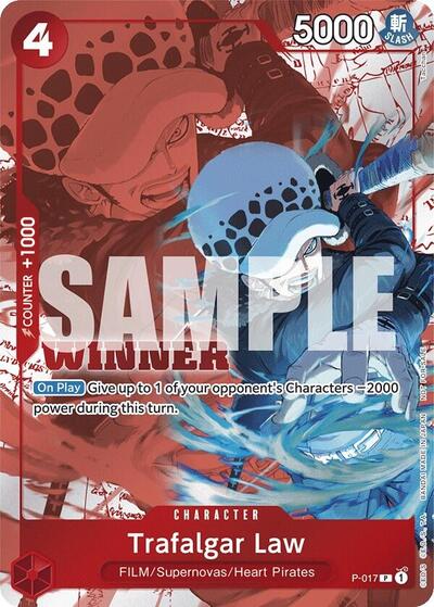 Trafalgar Law (Pack Vol. 7) - (P-017) - One Piece Promotion Cards - (Promo)