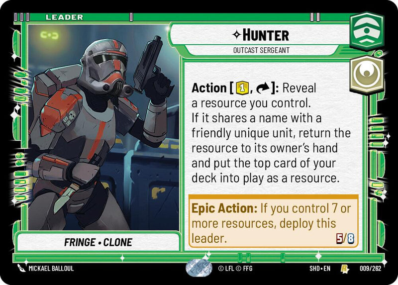 Hunter - Outcast Sergeant (009/262) (009/262) [Shadows of the Galaxy]