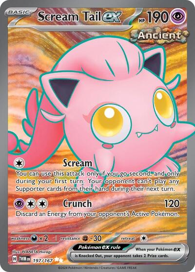 Scream Tail ex - (197/167) - SV06: Twilight Masquerade - (Ultra Rare)