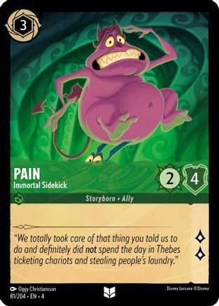 Pain - Immortal Sidekick (81/204) [Ursula's Return]