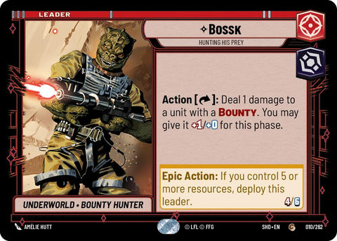 Bossk — Hunting His Prey (010/262) (010/262) [Shadows of the Galaxy]