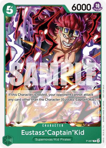 Eustass"Captain"Kid (OP-07 Pre-Release Tournament) - (P-067) - One Piece Promotion Cards - (Promo)