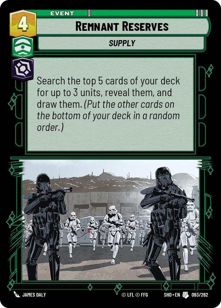 Remnant Reserves (093/262) (093/262) [Shadows of the Galaxy]