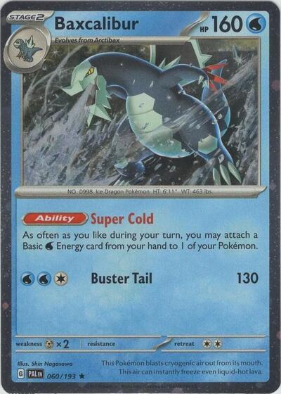 Baxcalibur (Cosmos Holo) - (060/193) - Blister Exclusives - (Promo)