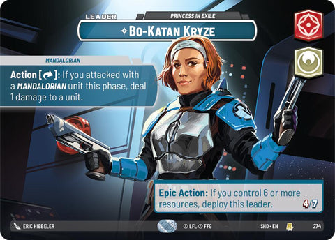 Bo-Katan Kryze - Princess in Exile (274) (Showcase) (274) [Shadows of the Galaxy]
