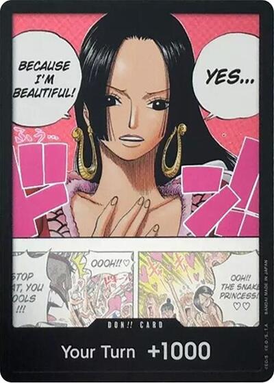 DON!! Card (Boa Hancock) (Double Pack Set Vol. 4) - () - 500 Years in the Future - (DON!!)