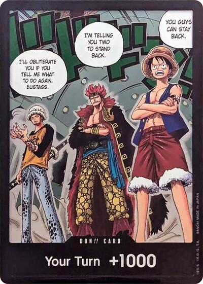 DON!! Card (Trafalgar Law, Eustass Kid and Monkey.D.Luffy) (Double Pack Set Vol. 4) - () - 500 Years in the Future - (DON!!)