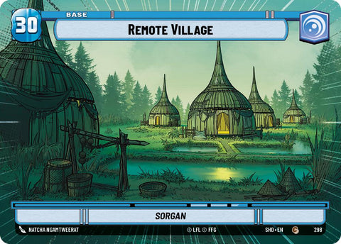 Remote Village // Shield (298 // T04) (Hyperspace) (298 // T04) [Shadows of the Galaxy]
