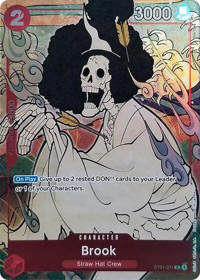 Brook (English Version 1st Anniversary Set) - (ST01-011) - One Piece Promotion Cards - (Common)