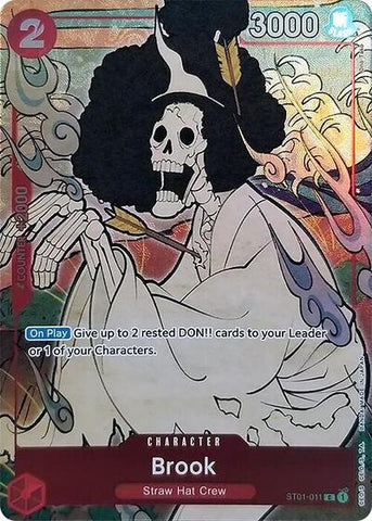 Brook (English Version 1st Anniversary Set) - (ST01-011) - One Piece Promotion Cards - (Common)