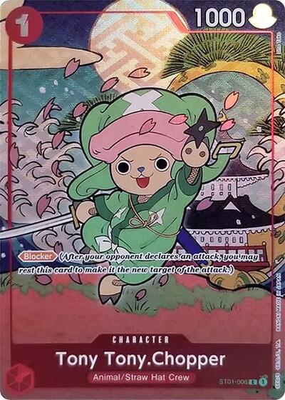 Tony Tony.Chopper (English Version 1st Anniversary Set) - (ST01-006) - One Piece Promotion Cards - (Common)