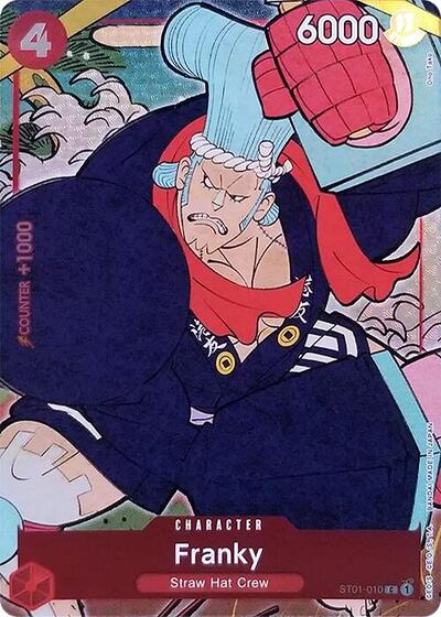 Franky (English Version 1st Anniversary Set) - (ST01-010) - One Piece Promotion Cards - (Common)