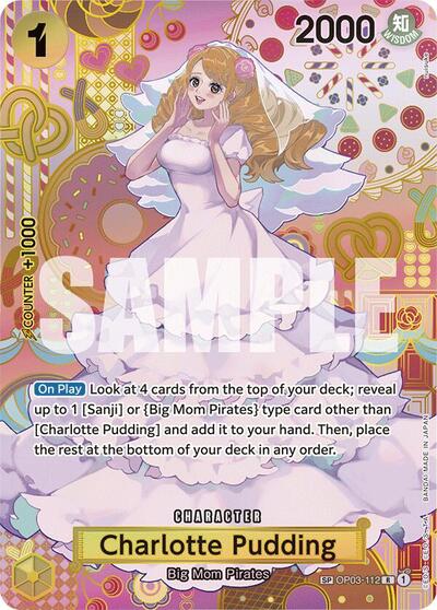 Charlotte Pudding - (OP03-112) - Two Legends - (Rare)