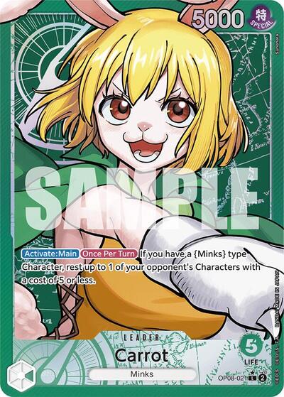Carrot (Parallel) - (OP08-021) - Two Legends - (Leader)