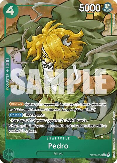 Pedro (Parallel) - (OP08-030) - Two Legends - (Rare)
