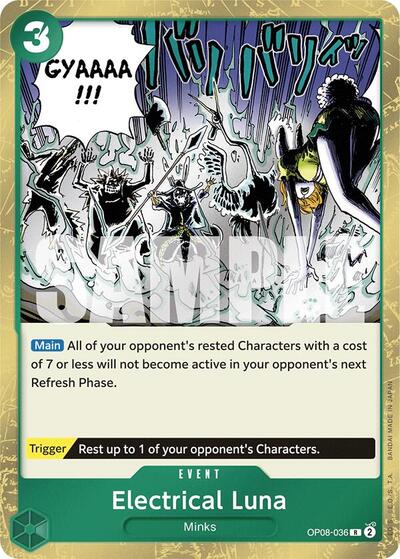 Electrical Luna - (OP08-036) - Two Legends - (Rare)