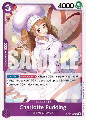 Charlotte Pudding - (OP08-067) - Two Legends - (Rare)