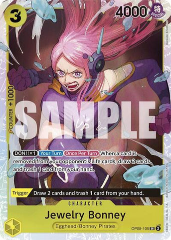 Jewelry Bonney - (OP08-105) - Two Legends - (Super Rare)
