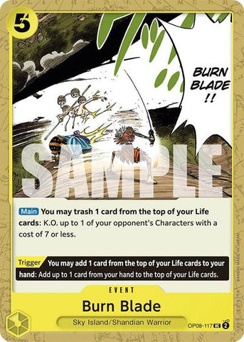Burn Blade - (OP08-117) - Two Legends - (Uncommon)