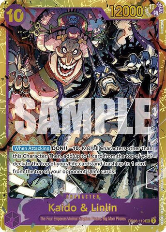 Kaido & Linlin - (OP08-119) - Two Legends - (Secret Rare)