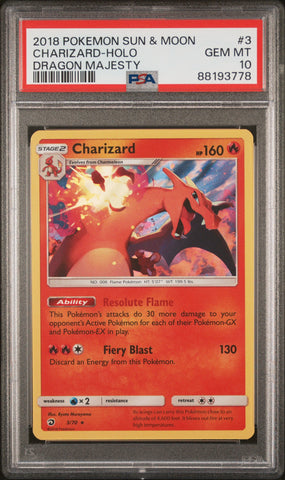 PSA 10 - Dragon Majesty - Charizard - Holo #3