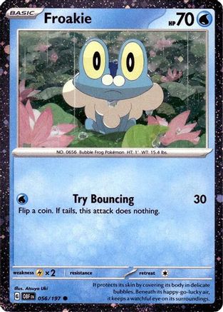 Froakie (056/197) (Cosmos Holo) [Scarlet & Violet: Obsidian Flames]