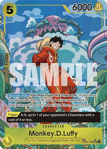 Monkey.D.Luffy (TR) - (OP07-109) - Two Legends - (Treasure Rare)