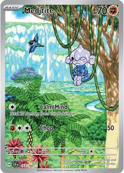 Meditite - (153/142) - SV07: Stellar Crown - (Illustration Rare)