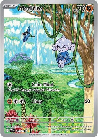 Meditite - (153/142) - SV07: Stellar Crown - (Illustration Rare)