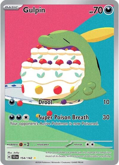 Gulpin - (154/142) - SV07: Stellar Crown - (Illustration Rare)