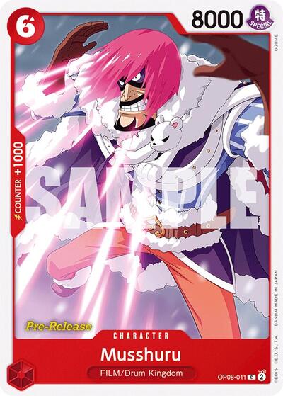 Musshuru - (OP08-011) - Two Legends Pre-Release Cards - (Common)