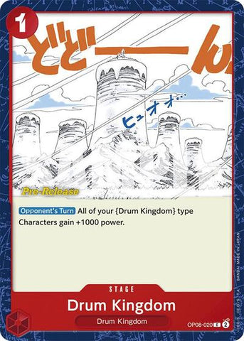 Drum Kingdom - (OP08-020) - Two Legends Pre-Release Cards - (Common)