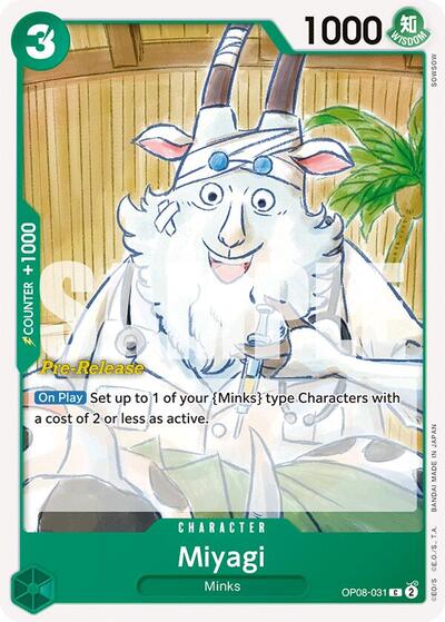 Miyagi - (OP08-031) - Two Legends Pre-Release Cards - (Common)
