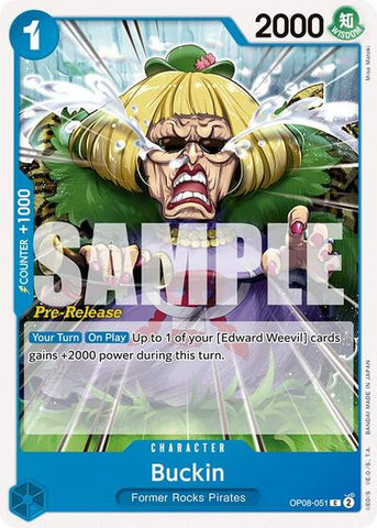 Buckin - (OP08-051) - Two Legends Pre-Release Cards - (Common)
