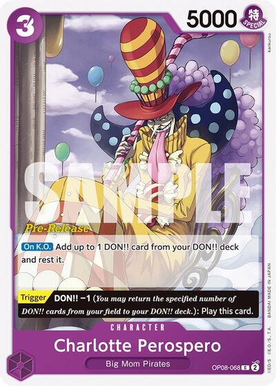 Charlotte Perospero - (OP08-068) - Two Legends Pre-Release Cards - (Common)